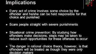 Criminological Theory Chapter 13 Video [upl. by Ettereve]