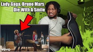 OLD BRUNO IS BACK Lady Gaga Bruno Mars  Die With A Smile Official Music Video REACTION [upl. by Erna]