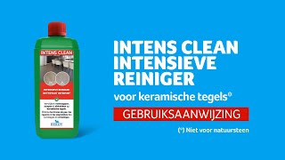 Hoe voetstappen strepen en afdrukken op keramische tegels verwijderen met Intens Clean  BERDY [upl. by Carper126]