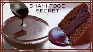 Chocolate Ganache Recipe Without Cooking Chocolate ganache with cocoa powder  Chocolate Sauce [upl. by Ahsaela]