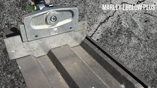 ROOF SCRAPING MOSS REMOVAL WITH THE INNOVATIVE GVS SCRAPER [upl. by Calhoun701]