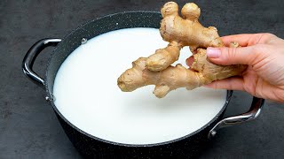 Une recette fantastique avec du lait et du gingembre Vous devez lessayer [upl. by Godden]