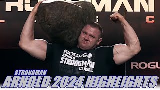 MATEUSZ KIELISZKOWSKI amp OSKAR ZIOLKOWSKI AT ARNOLD STRONGMAN 2024 [upl. by Irb108]