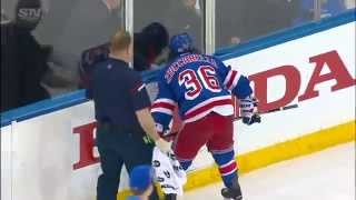 Gotta See It Zuccarello nailed in head with shot [upl. by Slifka976]