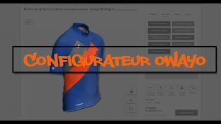 Créer son maillot personnalisé à lunité avec Owayo [upl. by Enelec]