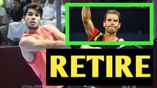 Nadal RETIRES Carlos Alcaraz REVEALS Nadal Farewell The Most Special Moment of His Career [upl. by Nahum]