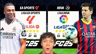 LIGA EA SPORTS vs LIGA BBVA en FIFA [upl. by Ahsiekahs]