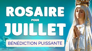 🙏 ROSAIRE pour JUILLET 2024 🙏 Puissant Rosaire pour ce MOIS [upl. by Cordelie602]