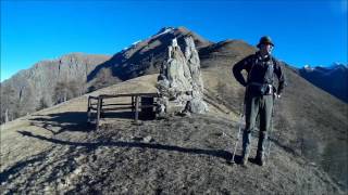 Monte Legnone spalla per Strada Militare invernale [upl. by Tav324]