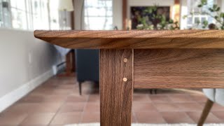 Building a Shaker Walnut Dining Table [upl. by Dasie494]