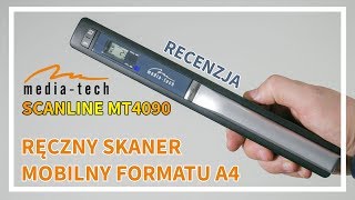 Ręczny skaner mobilny od Media Tech SCANLINE mt4090  RECENZJA [upl. by Suhpoelc294]