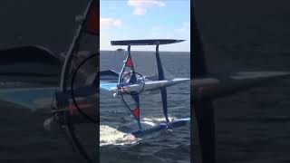 catamaran capsized crew falls 15 meters in the water sailing extreme [upl. by Lednek514]