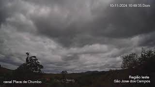 Céu de São José dos Campos Carvalho Pinto Airton Sennasempre com chuvas ao vivo e meteoros [upl. by Aneba]