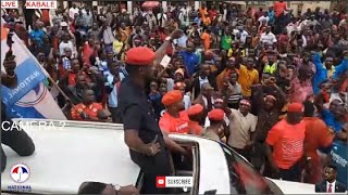 LIVE  HE PRESIDENT BOBI WINE KABALE HERE WE COME live bobiwine bobiwinelive [upl. by Seltzer266]