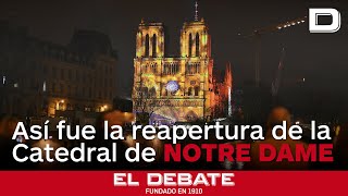 Vive los momentos más icónicos de la reapertura de Notre Dame con este vídeo resumen [upl. by Eiramalegna734]