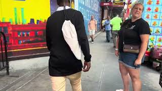 Last walk in Times Square including trip into the Hershey’s Store July 15 2024 [upl. by Talyah]