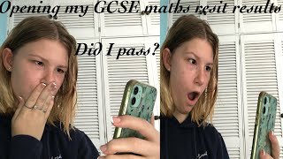 Opening my GCSE maths resit results  did I pass maths [upl. by Eolc]