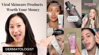 Viral Skincare thats worth the hype from a dermatologist  Dr Jenny Liu [upl. by Etan]