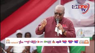 Mahama Criticizes The AkufoAddo Government For Neglecting Wenchi [upl. by Lorilee]