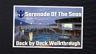 Royal Caribbean Serenade Of The Seas Walkthrough  From Deck 2 to Deck 13 [upl. by Thomson]