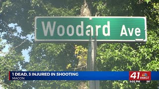 1 dead 3 injured in Woodard Avenue shooting [upl. by Endys]