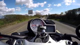 bmw s1000r gopro mount test [upl. by Dorison877]