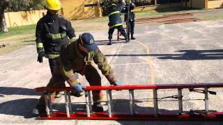 ENTRENAMIENTO ESCALERAS  BOMBEROS DE SOLANO [upl. by Rosaline63]