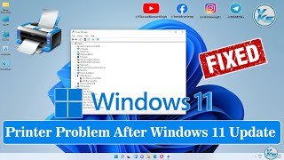 ✅ How To Fix Printer Problem After Windows 11 Update [upl. by Saunder]