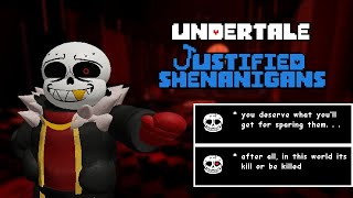 Undertale Justified Shenanigans Misjudgement Animated OST [upl. by Lebazi]