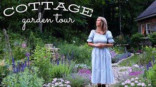 Cottage Garden Tour Northeast Garden Zone 5a [upl. by Gilbye]