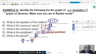 Sine and cosine graphs  examples 2 3 4 5 [upl. by Taite]