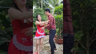 Where i was pruning the tree 🤔🤣 funny couple 😊😋funny shorts couple [upl. by Sauers1]