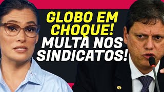 Tarcísio da um show de argumentações lógicas e faz a Globo e esquerda perder o rumo com greves hoje [upl. by Aihsele]