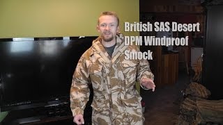 British SAS Desert DPM Windproof Smock  Military Surplus Preview [upl. by Eseilana]