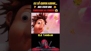 Ele Só Queria Ajudar Mas Criou uma Tempestade de Comida 😱🍕🍔filme marvel resumodefilmes recap [upl. by Chlores]