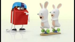 McDonalds Rabbids toy happy meal TV commercial 2015 [upl. by Adnilemre466]