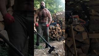 Keepin’ busy lumberjack woodsplitting youtubeshorts [upl. by Itnuahsa]