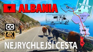 1 ALBÁNIE cesta přes Kosovo 🚗 nejrychlejší trasa [upl. by Nollie]