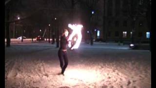 Fire fans practice [upl. by Netsryk]