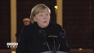 Angela Merkel Punk zu emotionalem Zapfenstreich [upl. by Kimbell]