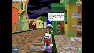 Recording a video with Unregistered HyperCam 2 in 2023 ToonTown Rewritten w ToonTown Nightlife [upl. by Bathsheb]