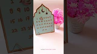 DIY Ramadan Calendar 😍 Ramadan craft 2024 shorts art Creative Ideas Urooba [upl. by Dewar]