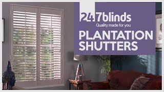 Plantation Shutters  247 Blinds [upl. by Ilaire]