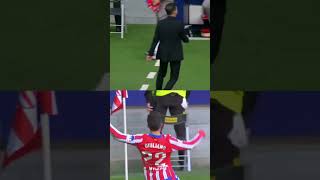 Diego Simeone’s reaction to his son’s goal 🤗 [upl. by Laro]