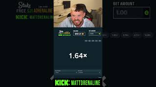 Total loss mattdrenaline stake clips shorts gamble casino maxwin money [upl. by Acirt194]