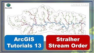 Strahler Stream Order from DEM Data in ArcGIS 1082 [upl. by Zantos104]