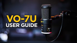 VO7U User Guide  How To Use A USB Microphone [upl. by Carlina]