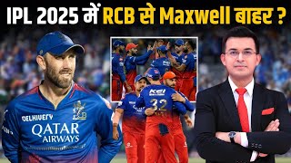 RCB To Release Glenn Maxwell Ahead Of IPL Mega Auction 2025 Maxwell Unfollows RCB On Instagram [upl. by Naletak171]