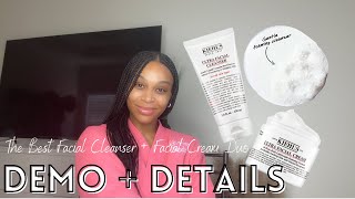 Kiehls Ultra Facial Cleanser  Kiehls Ultra Facial Cream Demo  Review [upl. by Ehcropal]