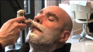 Les Barbiers de St Amour Besançon Barber shop shaving [upl. by Luhar]